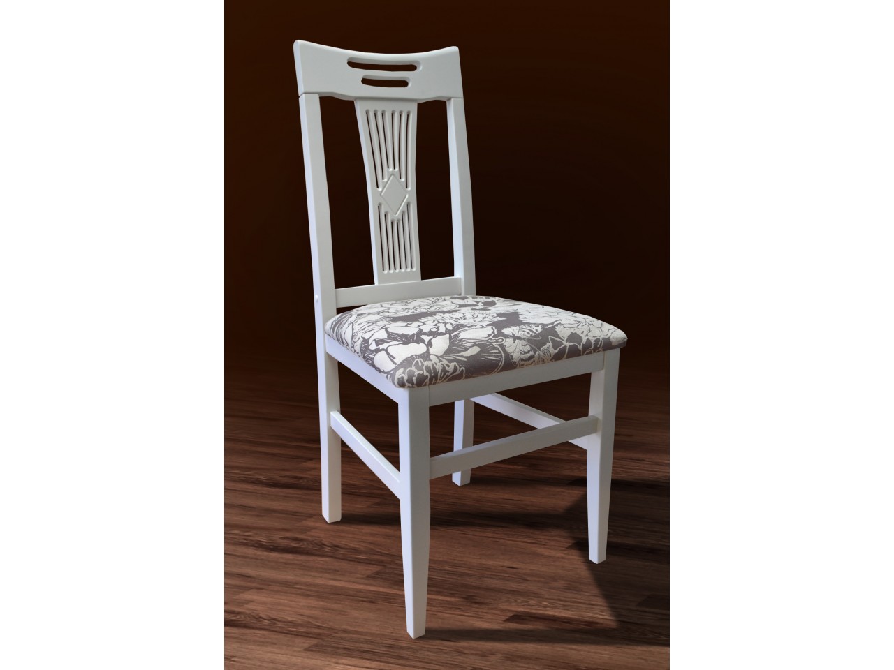 Деревянный белый стул из икеи